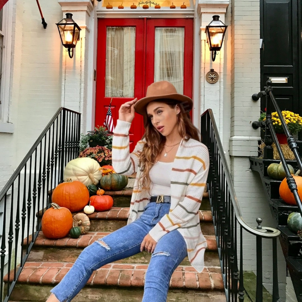 Striped Cardigan